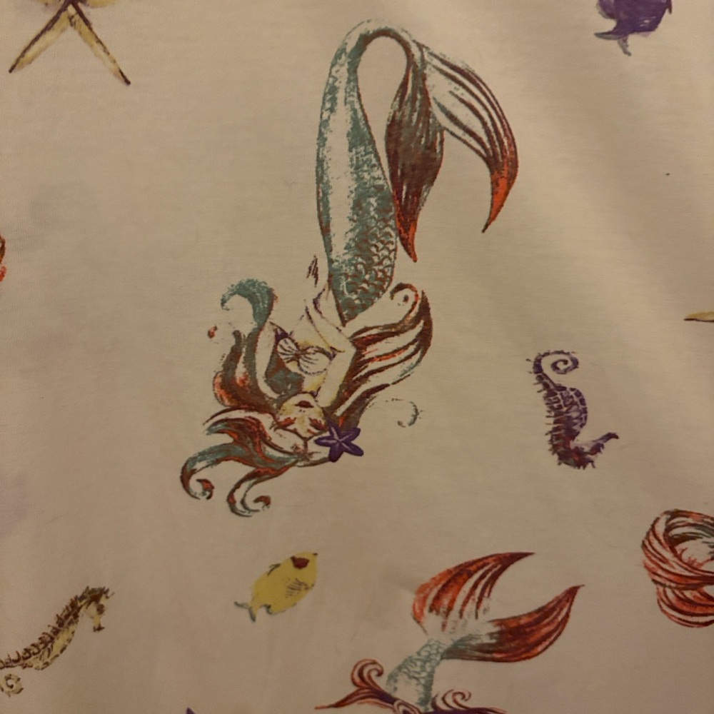 Bundle of Ocean: Mermaid themed tops- LuLaRoe, Torrid Women's Tops sz 18 - Picture 8 of 14